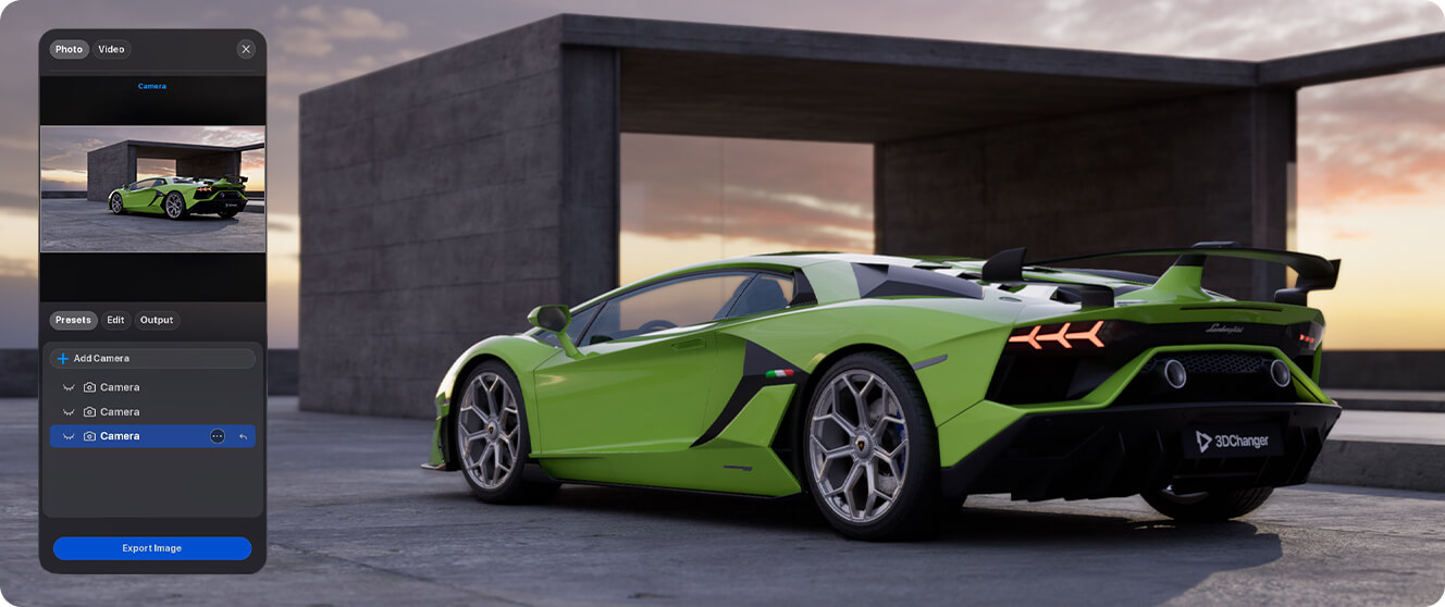 3D Changer in action